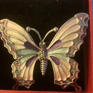 Royal gem butterfly brooch